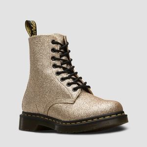 RARE🦄DOC MARTENS PASCAL ROSE GOLD CHUNKY GLITTER